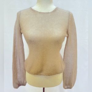 Authentic Gucci 90’s sheer mohair sweater size S/M